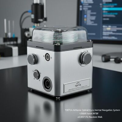 Calidad TDF71A Sistema de navegación por inercia girotécnica óptica aerotransportada con ≤20μg de repetibilidad de sesgo, >20000 horas MTBF y ≤0,005°/√h de marcha aleatoria fábrica