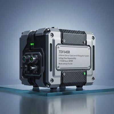 Calidad TDF645B Sistema de navegación por inercia girotécnica óptica aerotransportada con ≤20μg de repetibilidad de sesgo, >15000 horas MTBF y fusión de múltiples sensores fábrica