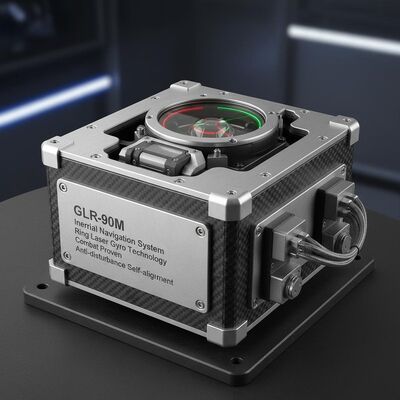 Calidad Sistema de navegación inercial GLR-90M de alto rendimiento con tecnología girotécnica de láser de anillo, probado en combate y autoalineación anti-disturbios fábrica