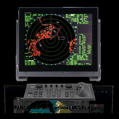 Calidad radar marino de 12kW 96nm ARPA con 23,1" exhibición del LCD color fábrica