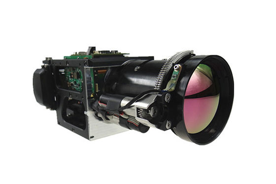 Calidad sistema continuo de LEO Detector Thermal Imaging Camera del enfoque F5.5 de 30-300m m fábrica