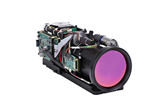 Calidad sistema continuo de la cámara de la toma de imágenes térmica del enfoque F5.5 de 300m m con el DETECTOR de LEO fábrica