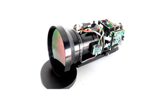 Calidad enfoque continuo MWIR LEO Detector del sistema F4 de la cámara de la toma de imágenes térmica de 23-450m m fábrica
